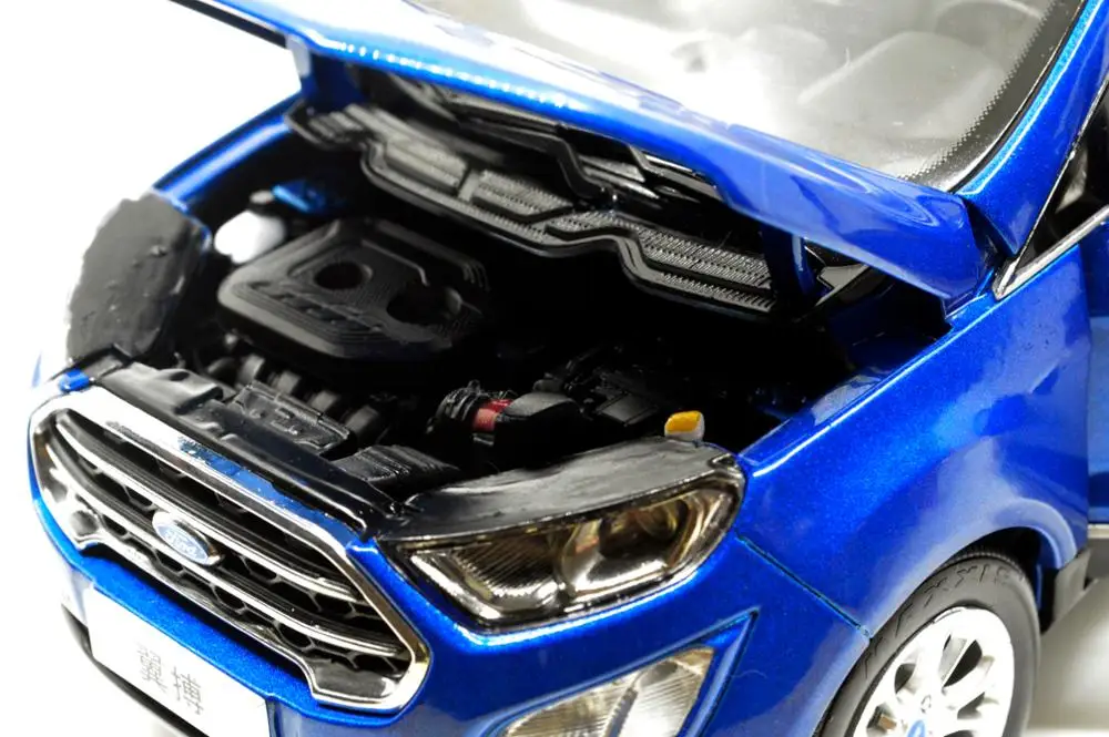 1/18 1:18 1 18 масштаб Ford Ecosport 2018 синяя статическая имитация литых под давлением