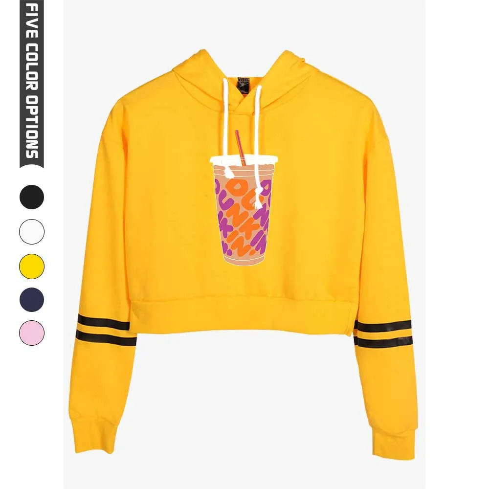 

2021 Charli Damelio Crop Tops Hoodie Sexy Women Spring Autumn High waist Black Short Sweatshirt Ladies Casual Cute Crop Hoodies