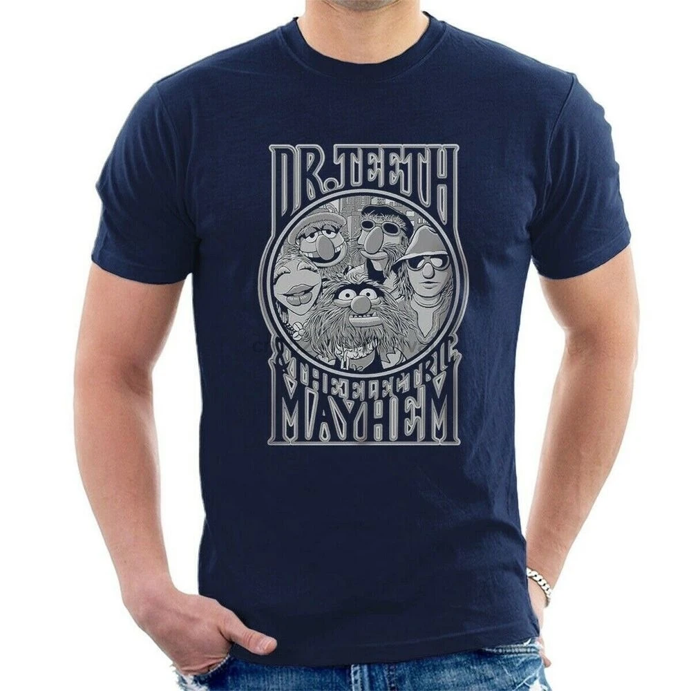 

Dr Teeth The Electric Mayhem T-Shirt Animal Drummer Muppet Show All Sizes A16
