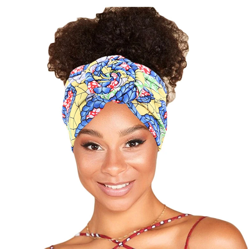

1PC New fashion African Print Stretch Cotton Headband Multi-colors Nice Hair Scarf Headband Casual Sunscreen Anti-dirty Headwear