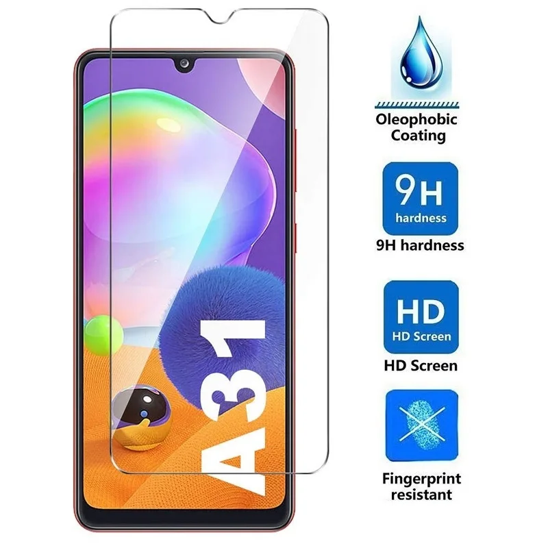 

Закаленное стекло для Samsung Galaxy M31, защитная пленка для экрана телефона Samsung M51, M21, A31, A21S, A51, A71, M30S