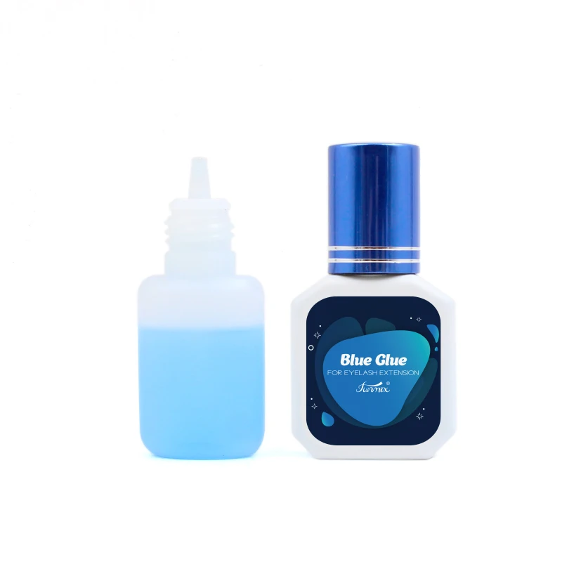 Цветной клей для наращивания ресниц 10 мл низкий запах 1 секунда Быстросохнущий