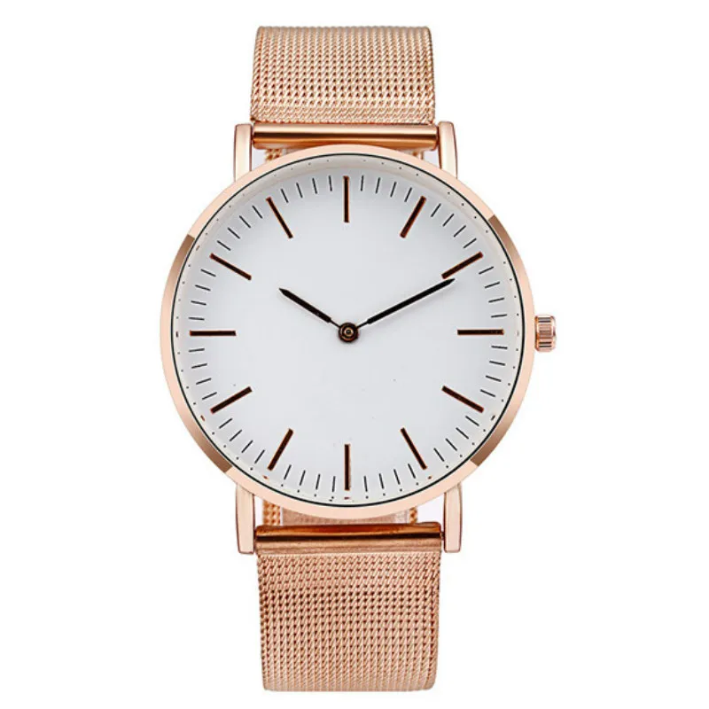 

ZB2 Ultra-thin men's and women's watch nylon leather belt watch leisure GMINSG British fashion student watch