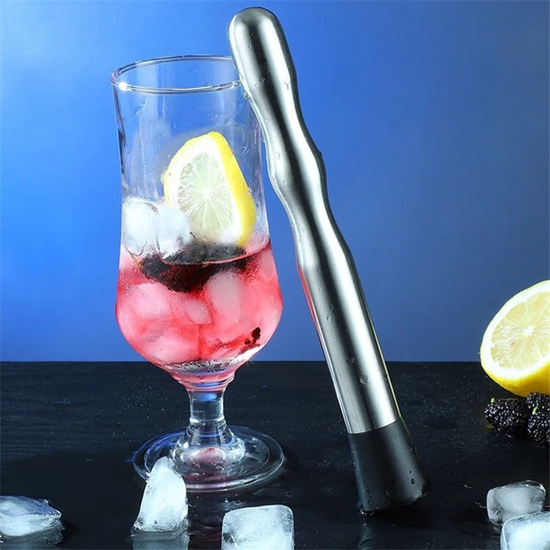 22 5 см устойчивый Противоскользящий бар коктейльный мудлер Mojito из нержавеющей