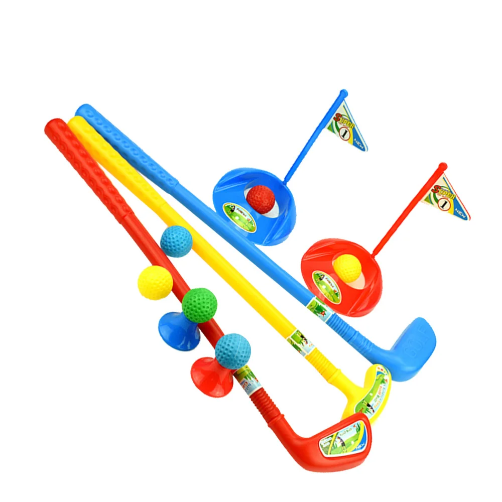 

Kids Playing Set Outdoor Parent-child Sports Interactive (3pcs Clubs, 6pcs Ball, 2pcs Goal, 2pcs Ball Seat)