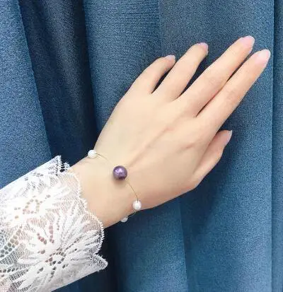 

6-10mm nature Freshwater pearl bracelet Jewellery