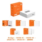 Мини-переключатель SONOFF Zigbee 3,0 ZBBridge ZBMINIдатчик влажности температурыдвижениядвери для eWelink, работает с Alexa Google Home