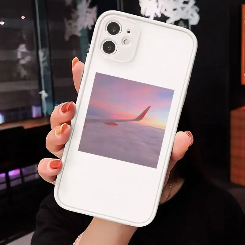 

Art Paintings Flowers pattern luxury funda Phone Cases matte transparent For iphone 7 8 11 12 plus mini x xs xr pro max cover