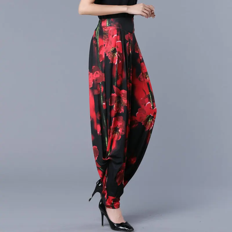 Новинка летние женские широкие брюки с высокой талией свободные повседневные