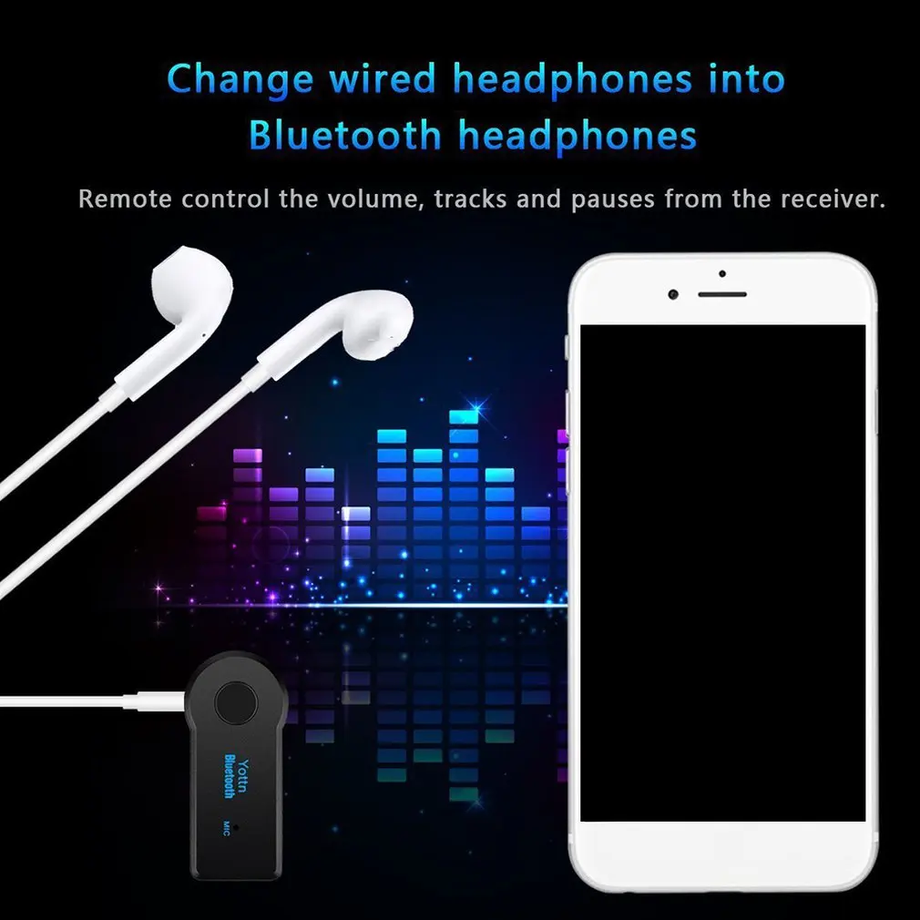 

2 in1 Wireless Bluetooth 5.0 Receiver Transmitter Adapter 3.5mm Jack For Car Music Audio Player Aux Headphone Reciever Handsfree