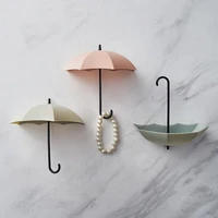 modern ins creative multifunctional umbrella small sticky hook room simple hanger yogurt shop window decoration pendant