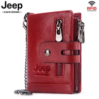 2021 fashion women wallet genuine leather lady female wallets hasp double zipper design short coin purse id card holder wallet