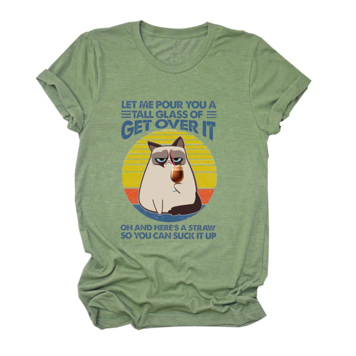 

Creative 2021 New Kitten Print T-shirt Pets Round Neck Trendy Fashion Casual Short Sleeve Shirts Women Cartoon Tops Kawaii Tees