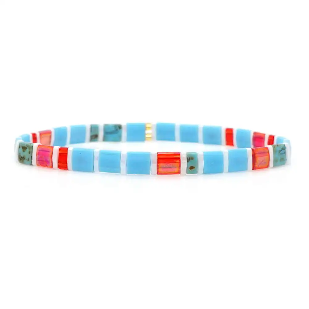Go2boho Тила Бусы Браслеты MIYUKI браслет для женщин Летний пляж бохо шик Ювелирные изделия дружба Pulseira Mujer ручная работа