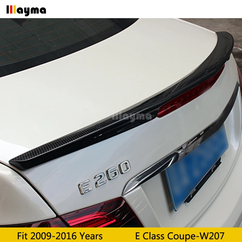 Спойлер заднего крыла из углеродного волокна для Benz E class coupe E260 E320 E400 W207 2009 2016