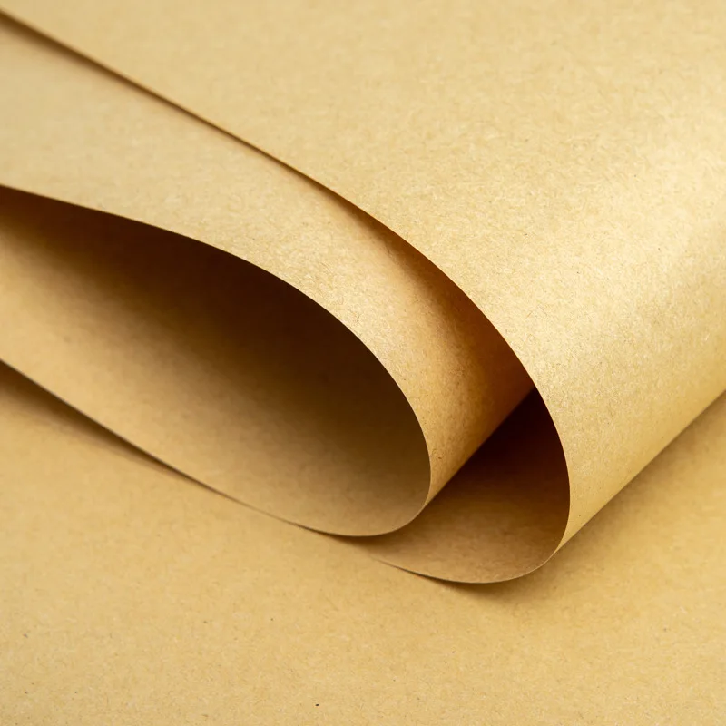 Высококачественная коричневая крафт-бумага Подарочная коробка и оберточная