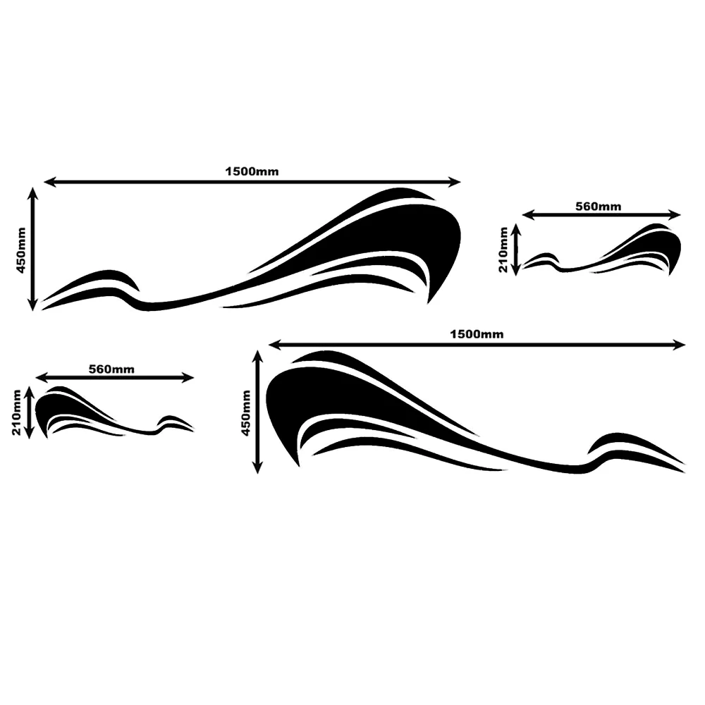 

Hot Sell Motorhome Vinyl Car Stickers Camper Sticker Decal Waterproof Accessories for JDM SUV RV VAN