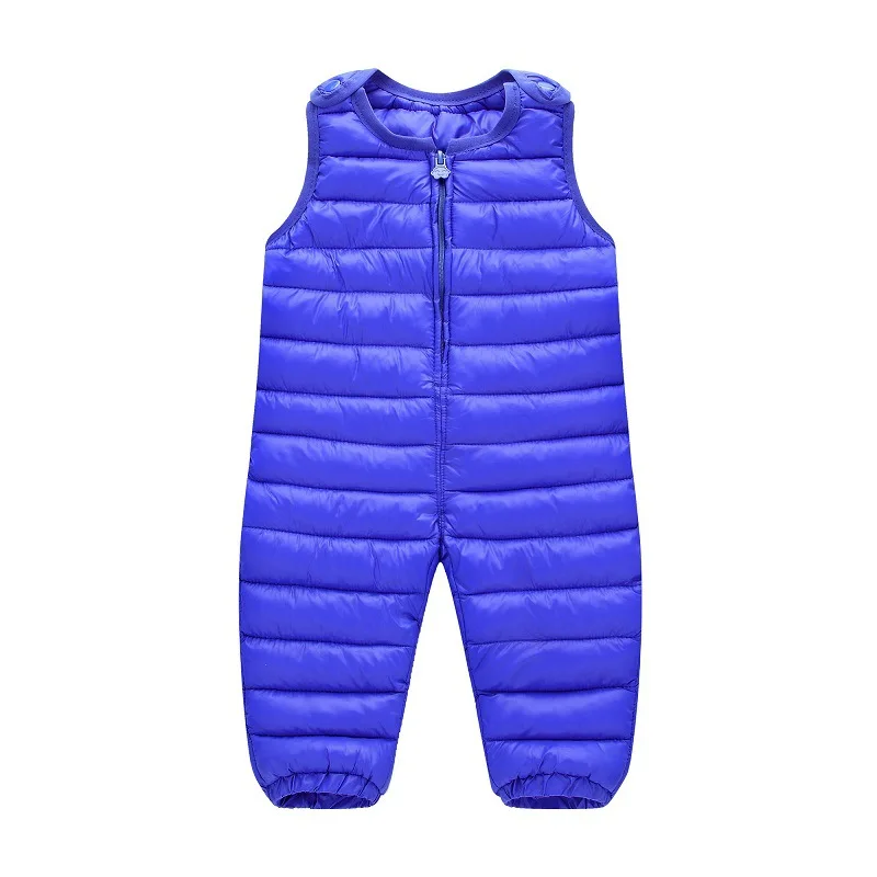

Baby Children's Warm Strap Pant for Girls Boys Winter Down-Cotton Jumpsuit Overalls Suit 2021 Kids Casual Rompers Clothes Sets