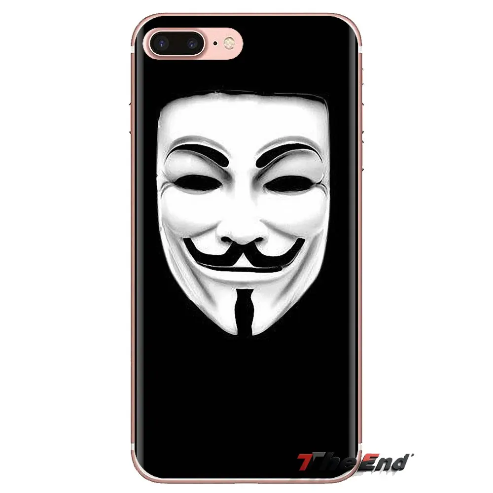 For Huawei P Smart Y6 P8 P9 P10 Plus Nova P20 Lite Pro Mini 2017 SLA-L02 SLA-L22 2i Cell Phone Cover Guy Fawkes Anonymous Mask V |