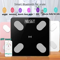 2626cm body fat scale smart bmi scale led digital bathroom wireless weight scale body weight bluetooth balance android ios app