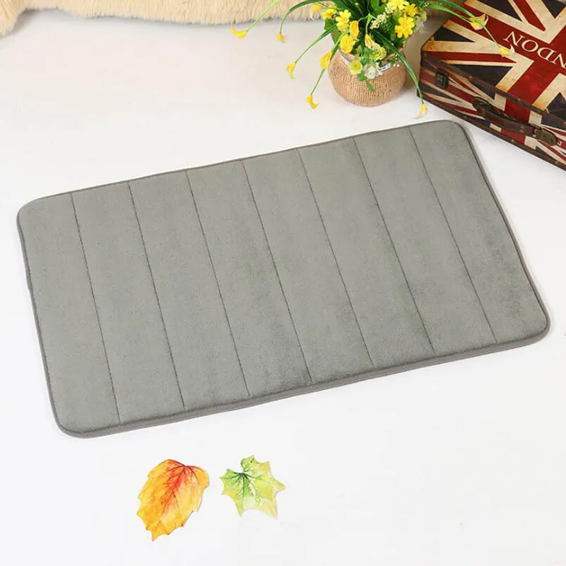 Противоскользящие впитывающие коврики из пены с эффектом памяти для ванной