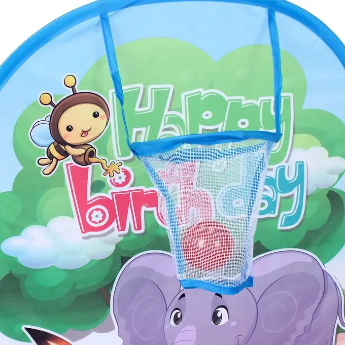 Палатка детская игровая - сухой бассейн для шариков Зверята без шаров | Игрушки и