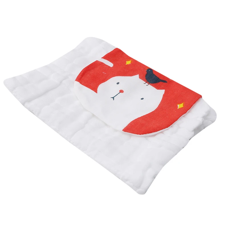 Детское Мягкое хлопковое банное полотенце с принтом животных для новорожденных