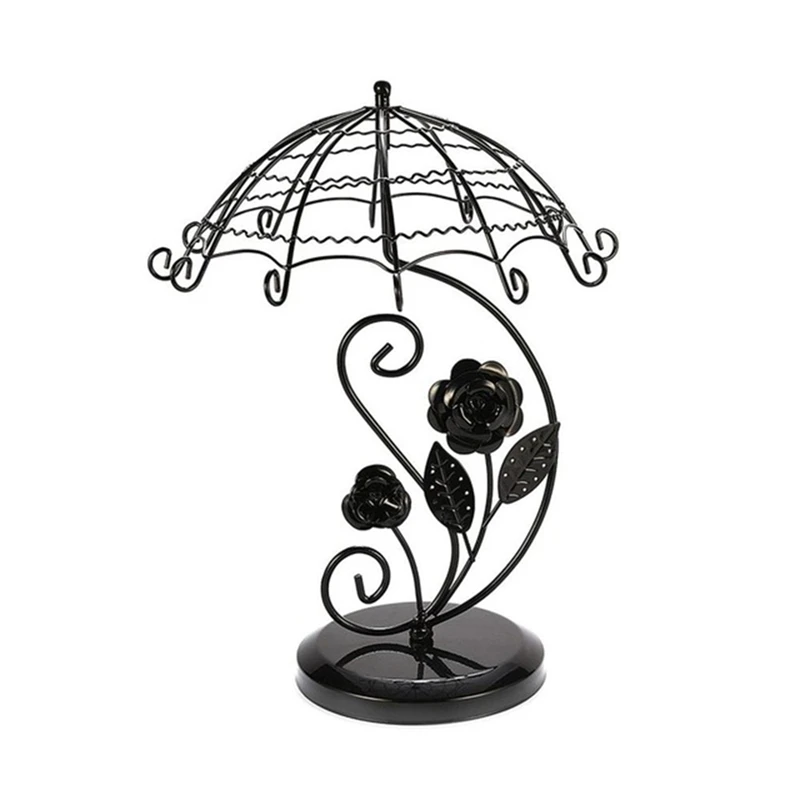 

Umbrella Earring Stand Jewelry Stand Necklace Storage Rack Rotating Jewelry Earring Earring Display Stand