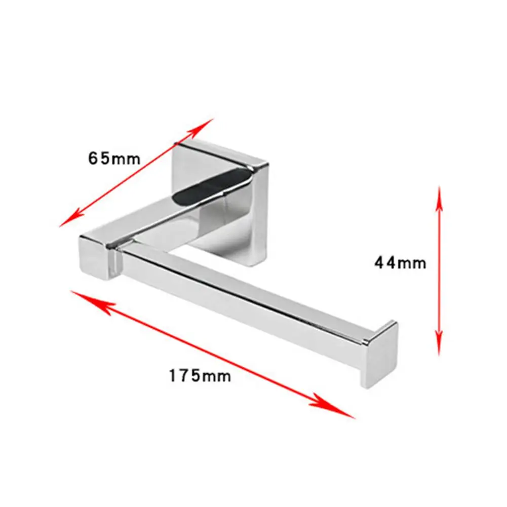 

Stainless Steel Wall Mounted Toilet Paper Holder Tissue Rack Roll Hangers Drilling Installation Bathroom Hanging Storage Rack