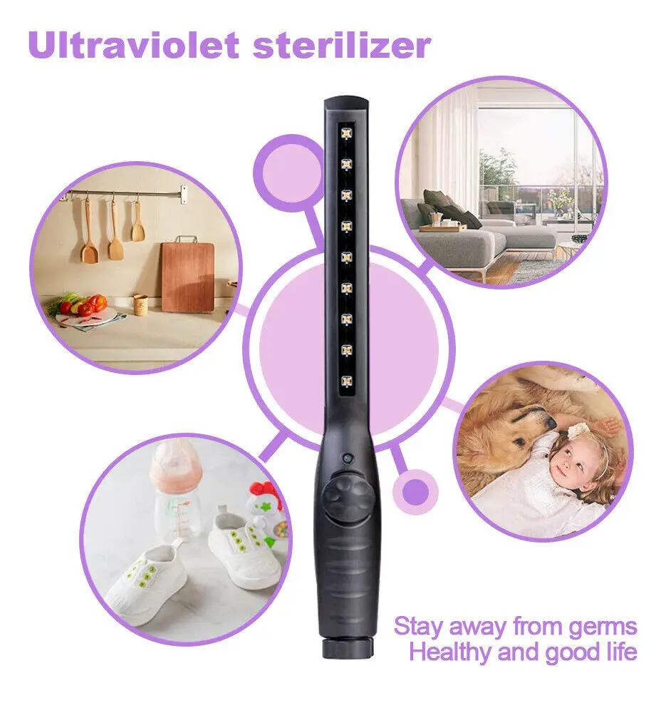 Портативный СВЕТОДИОДНЫЙ УФ-стерилизатор светильник Ной бактерицидная