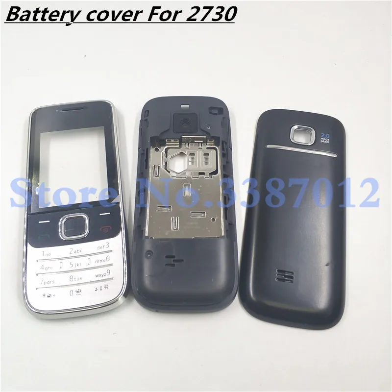 Новый Полный Корпус для Nokia 2730C 2730 Рамка передней панели + задняя крышка