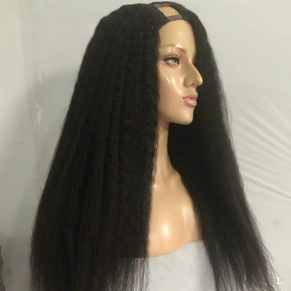 

180% u-образные парики, короткие, волнистые, кудрявые, Боб, человеческие волосы, парики для женщин, Remy, Бразильский натуральный цвет, с регулиру...