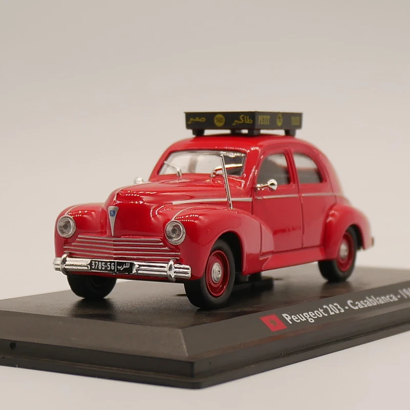 1/43 LEO Peugeot 203-Casablanca-1960 Car/ Automobile Diecast Model Toy 