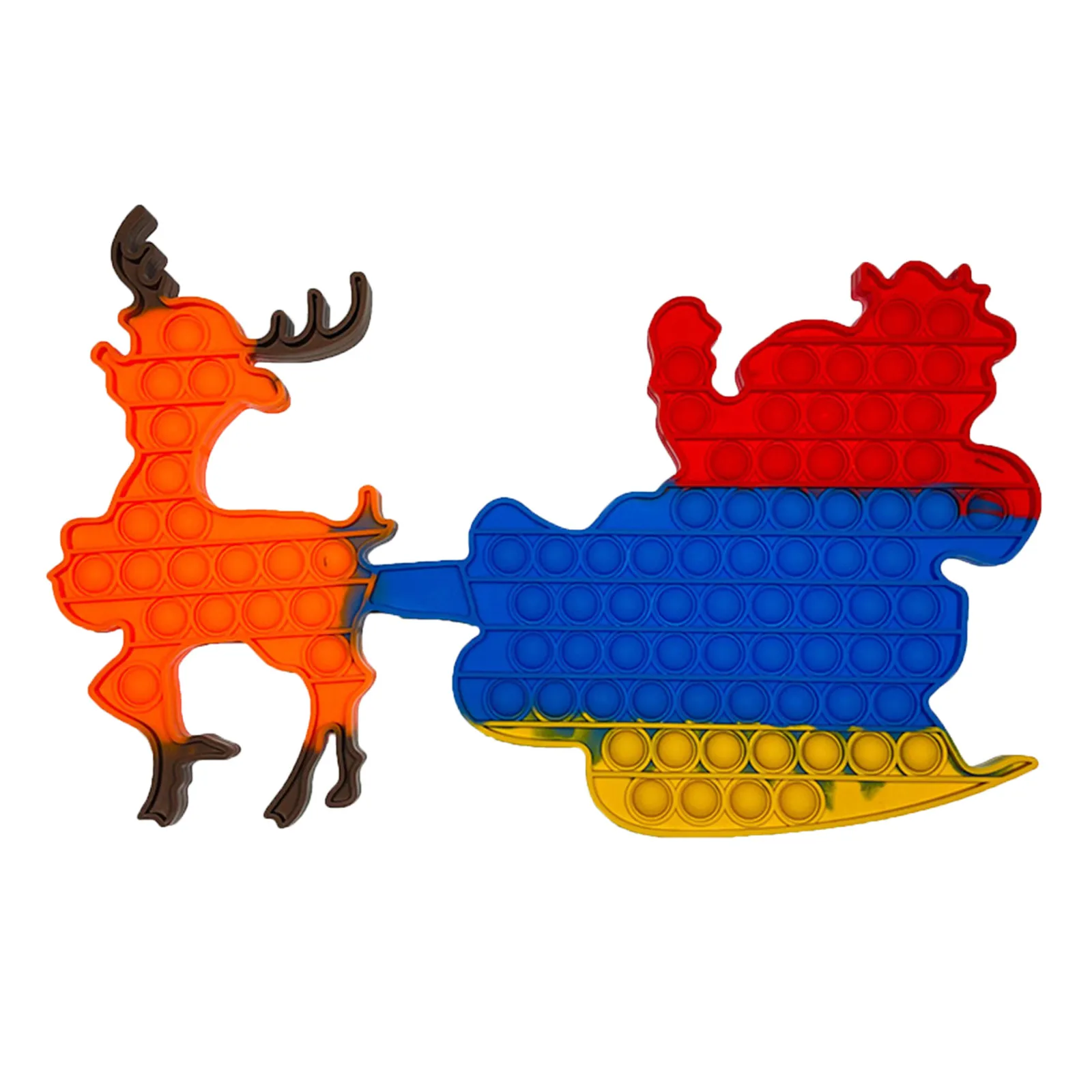 Игрушки антистресс Push Bubble 40 см Рождественский Настольный пазл интерактивная