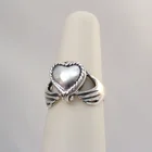 Женское кольцо с откидной крышкой, винтажное открывающееся кольцо в форме сердца, набор ювелирных украшений для вечеринок