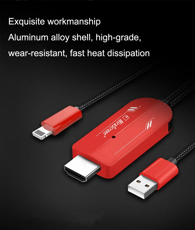 IOS 8 Pin HDMI кабель для подключения телефона к телевизору проектор 1080P Аудио Видео