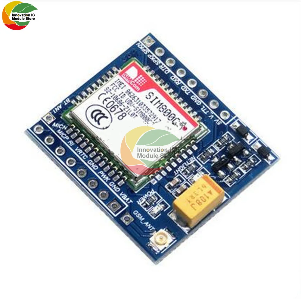 Макетная плата Ziqqucu SIM800C для GSM GPRS модуля IPEX с Bluetooth TTL TTS STM32 Arduino C51 5 в 3 В |