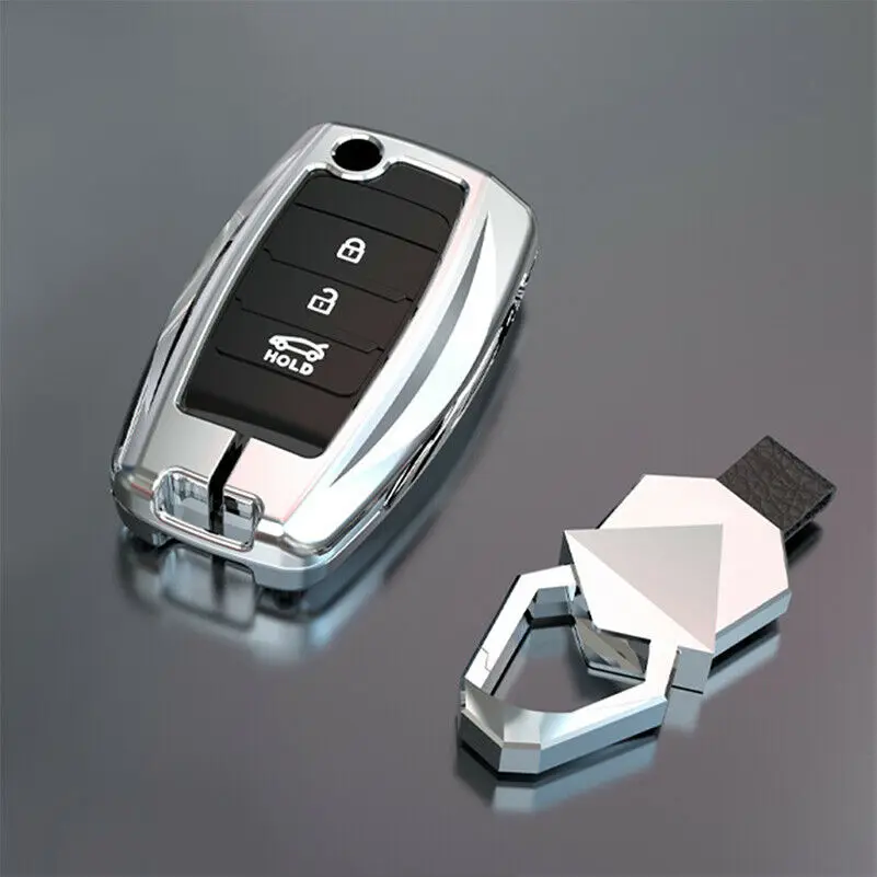 

Цинковый сплав автомобильный брелок дистанционного управления с ключом чехол металлическая крышка брелок для Kia Оптима K5 Sorento Carens Форте для...