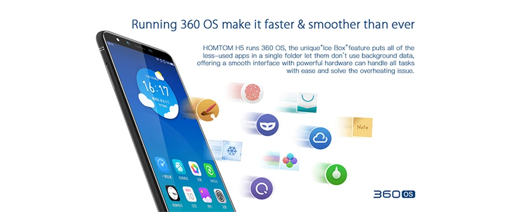 HOMTOM H5 MT6739 четырехъядерный 32 ГБ+ 3 ГБ 5," дюймовый смартфон 3300 мАч Распознавание отпечатков пальцев 13 МП+ 8 Мп мобильный телефон