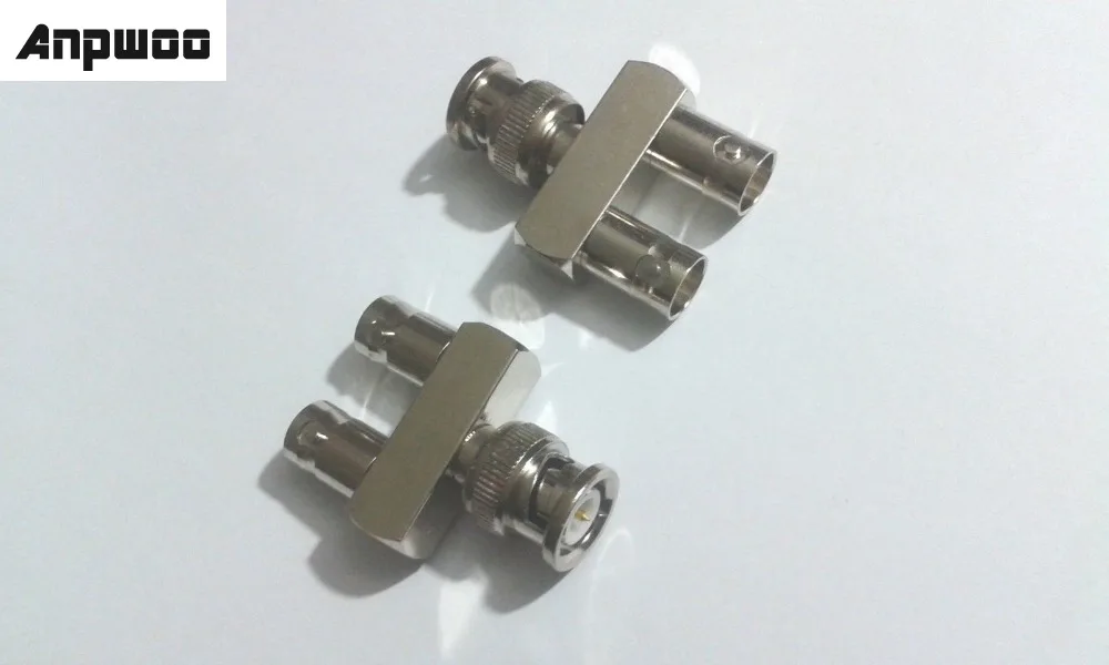 ANPWOO BNC male to 2 double female Y grain adapter|Коробки передач и кабели| |