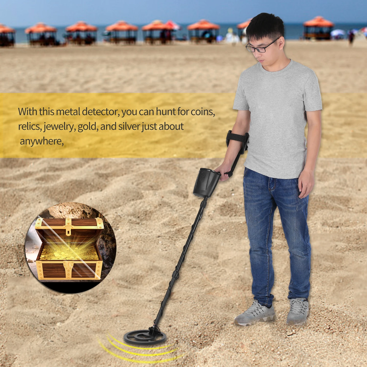 Металлоискатель подземный металлоискатель с ЖК-дисплеем | Инструменты