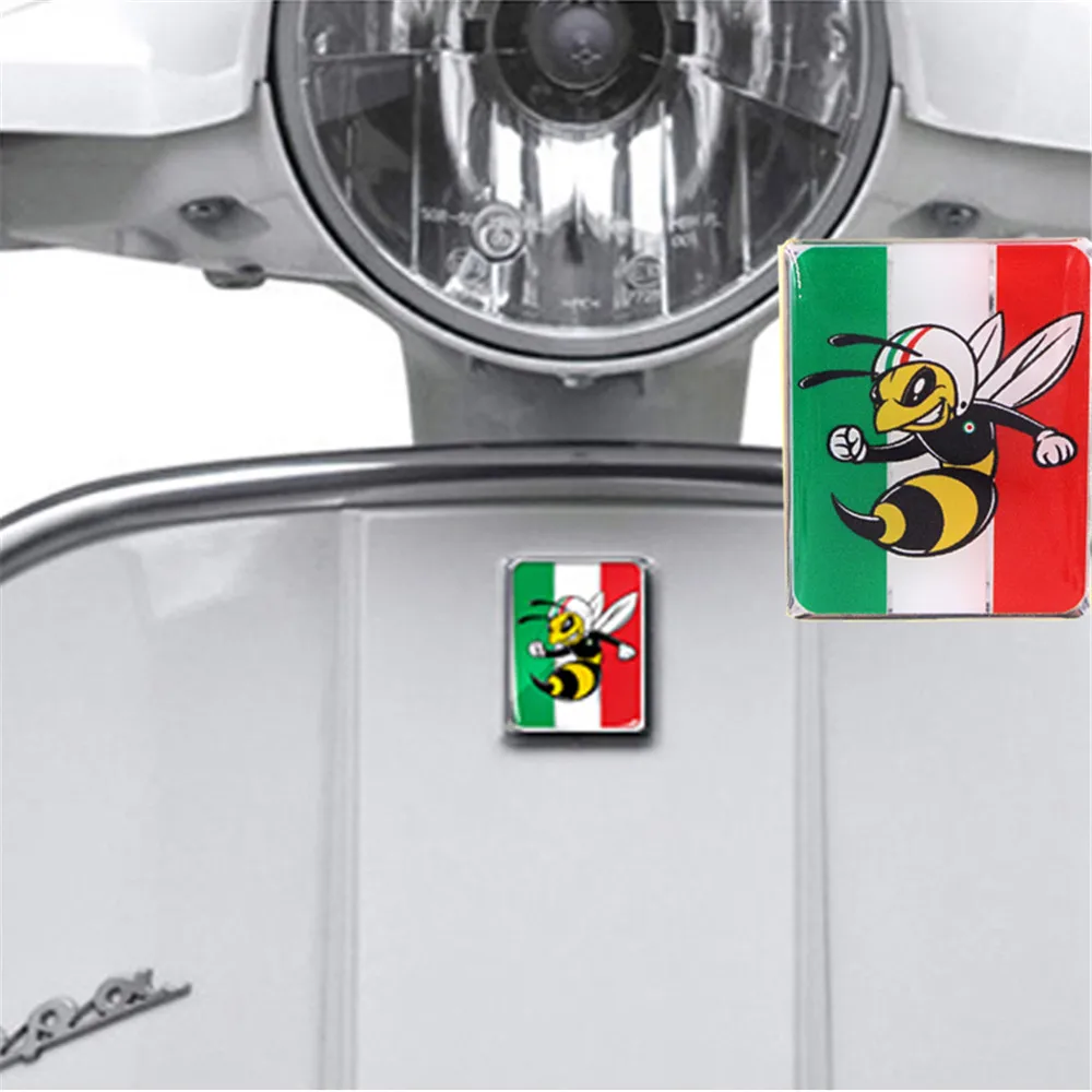 3D круглая переводная картинка наклейка для мотоциклов Смола Италия наклейки