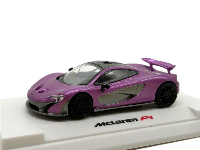 Сливовый 1: 64 цветная Модель Коллекция Модель автомобиля mlaren P1 литье под давлением миниатюрный автомобиль - Цвет: Сливовый