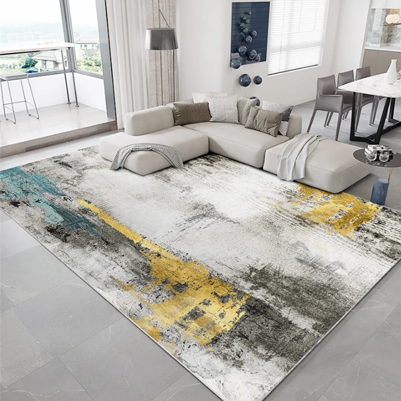 

Nordic Style Soft Abstract Pattern Carpets for Living Room Large Size Thick Area Rug for Bedroom Home Window Balcony Floor Mats