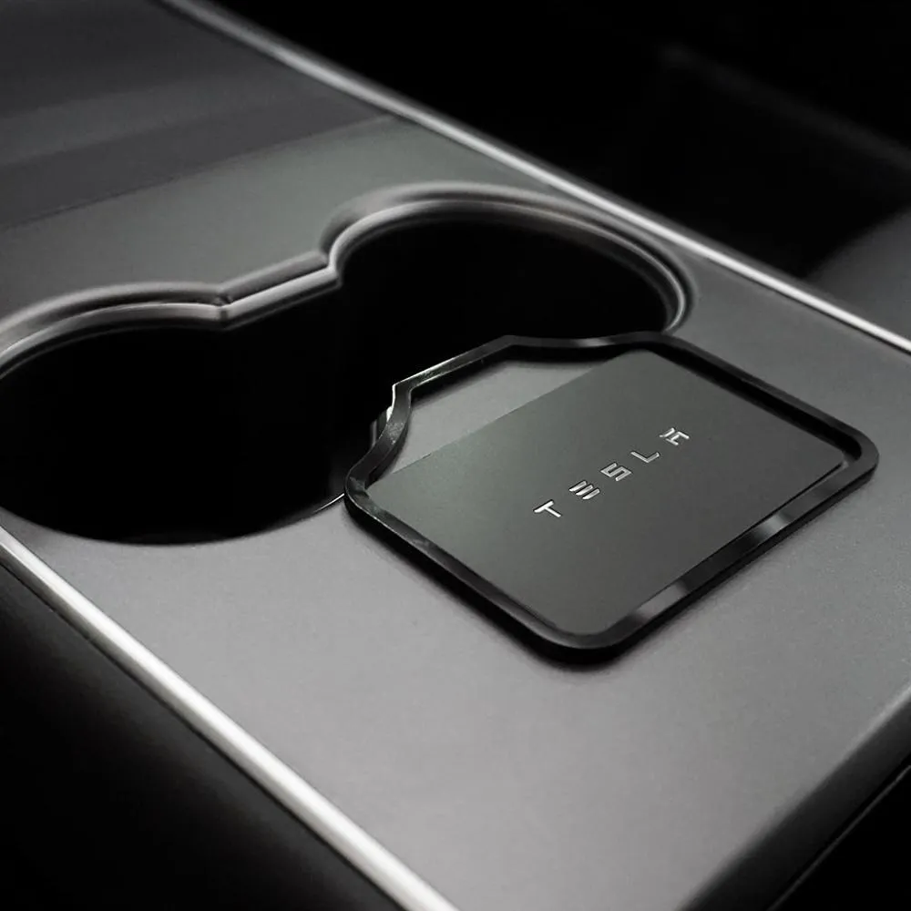 

New For Tesla Model3 Car Start Card Key Trim Frame Holder Fixer Limiting Sticker Accessories Model Three 2020 Atuo Styling