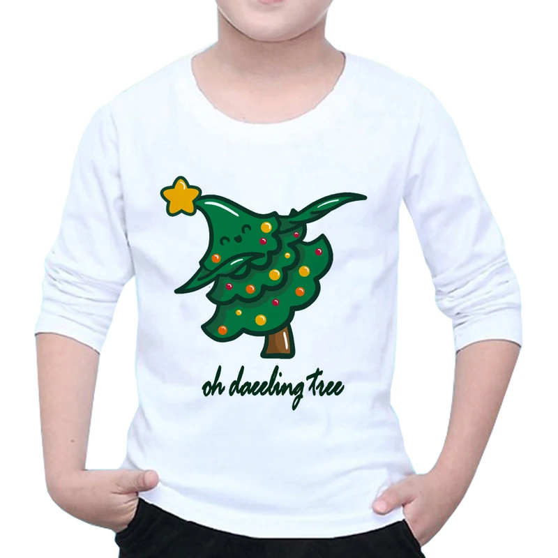 Dilly Dabbin/футболка с Санта Клаусом детская забавная Рождественская танцевальная