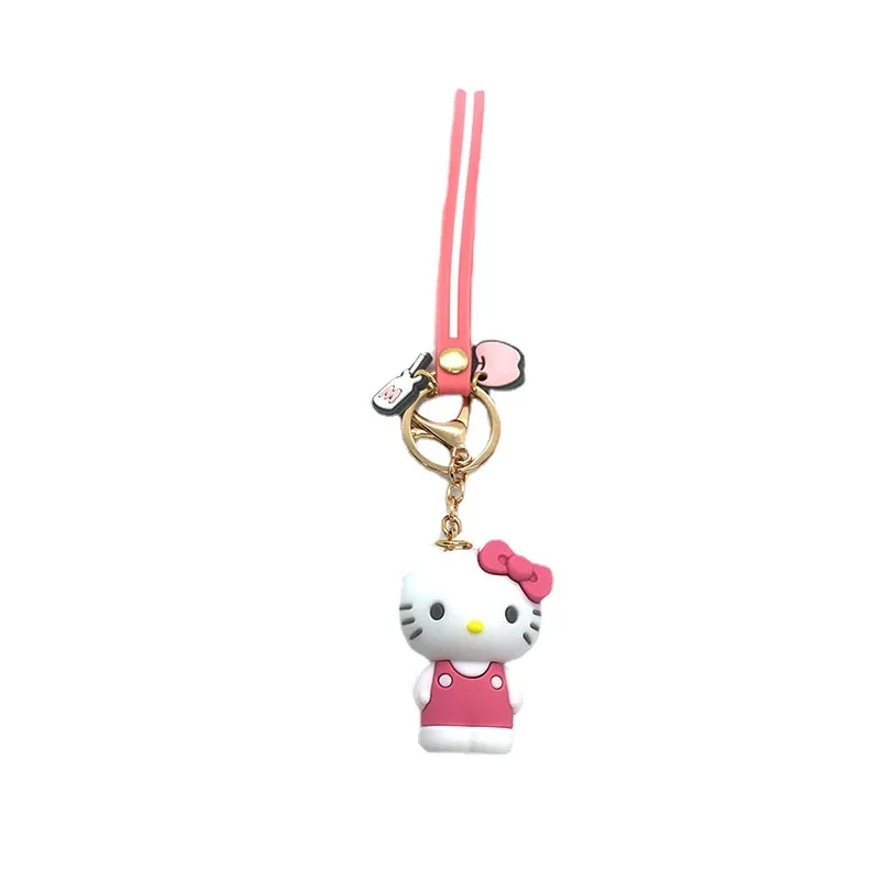 Kawaii Sanrioed HelloKt Mymelody Kuromi Cinnamoroll Purin японский персонаж аниме брелок на рюкзак |