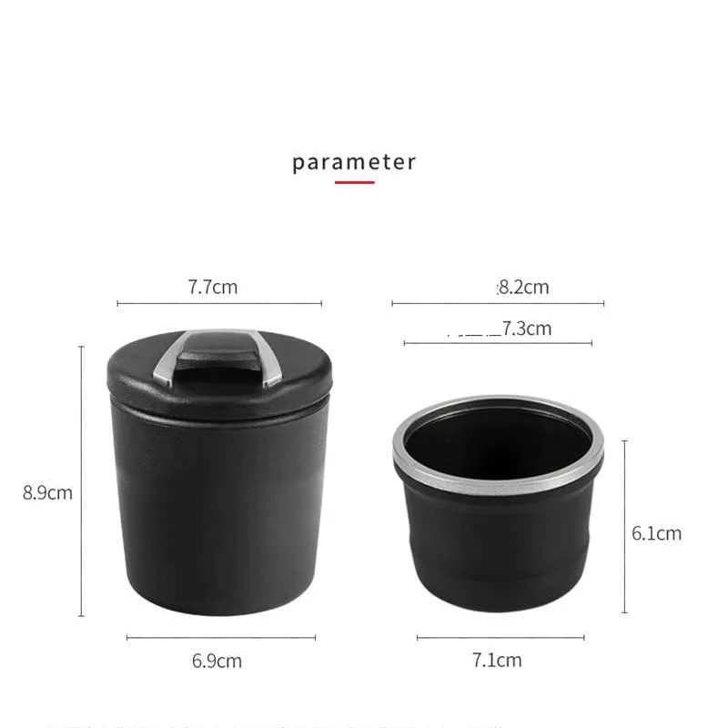 2021 универсальная пепельница для автомобиля грузовика два в одном со