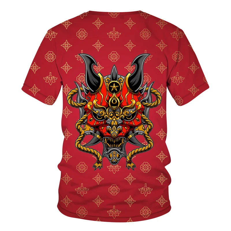 Мужская футболка с принтом 20213d повседневная мужская рубашка дьявольским