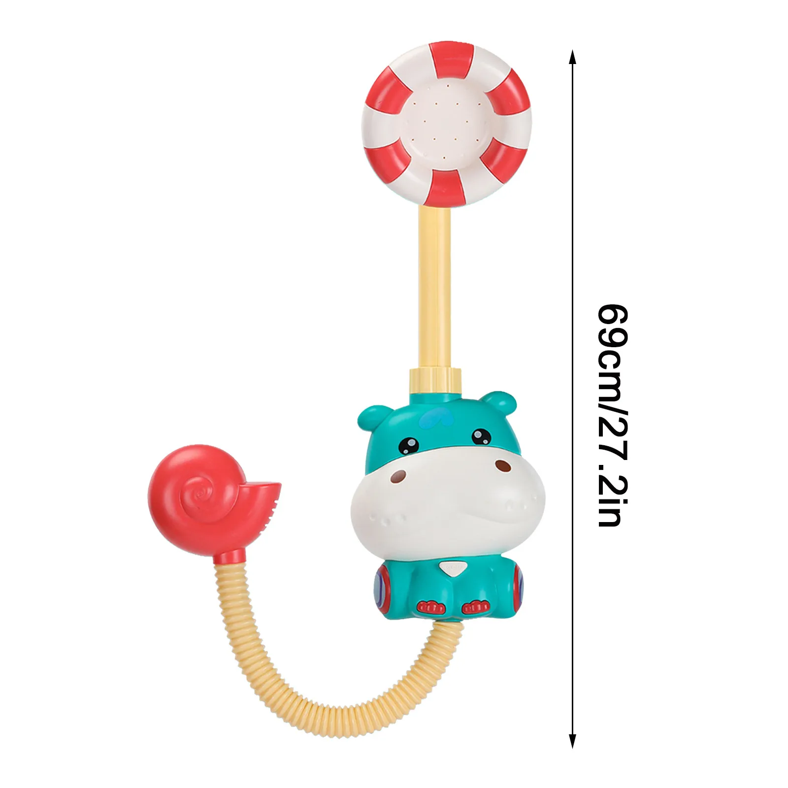 

Elephant Bath Toys For Toddlers Bathtub Games Infant Electric Shower Head Sucker Baby Accessories Water Games Adjustable Sprinkl
